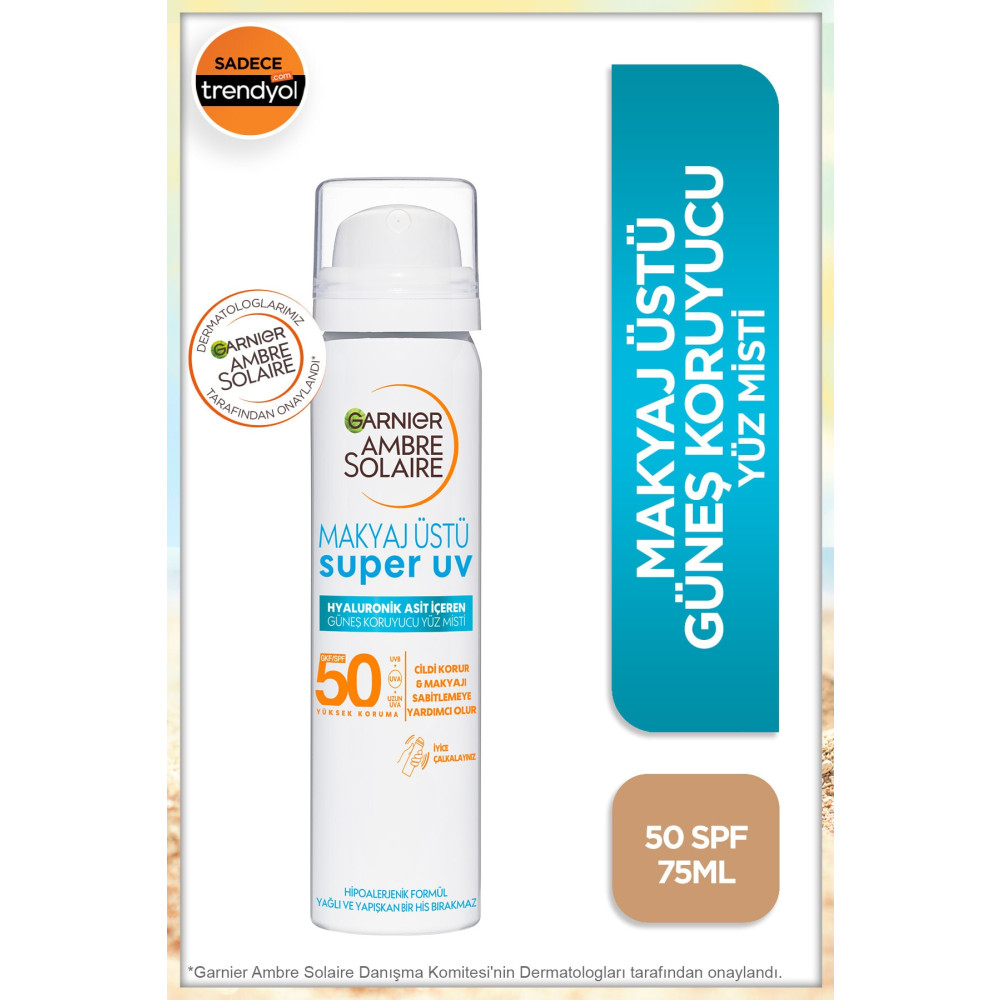 Garnier Ambre Solaire Makyaj Üstü Güneş Koruyucu Yüz Misti Güneş Kremleri ve Losyonları Fiyatı