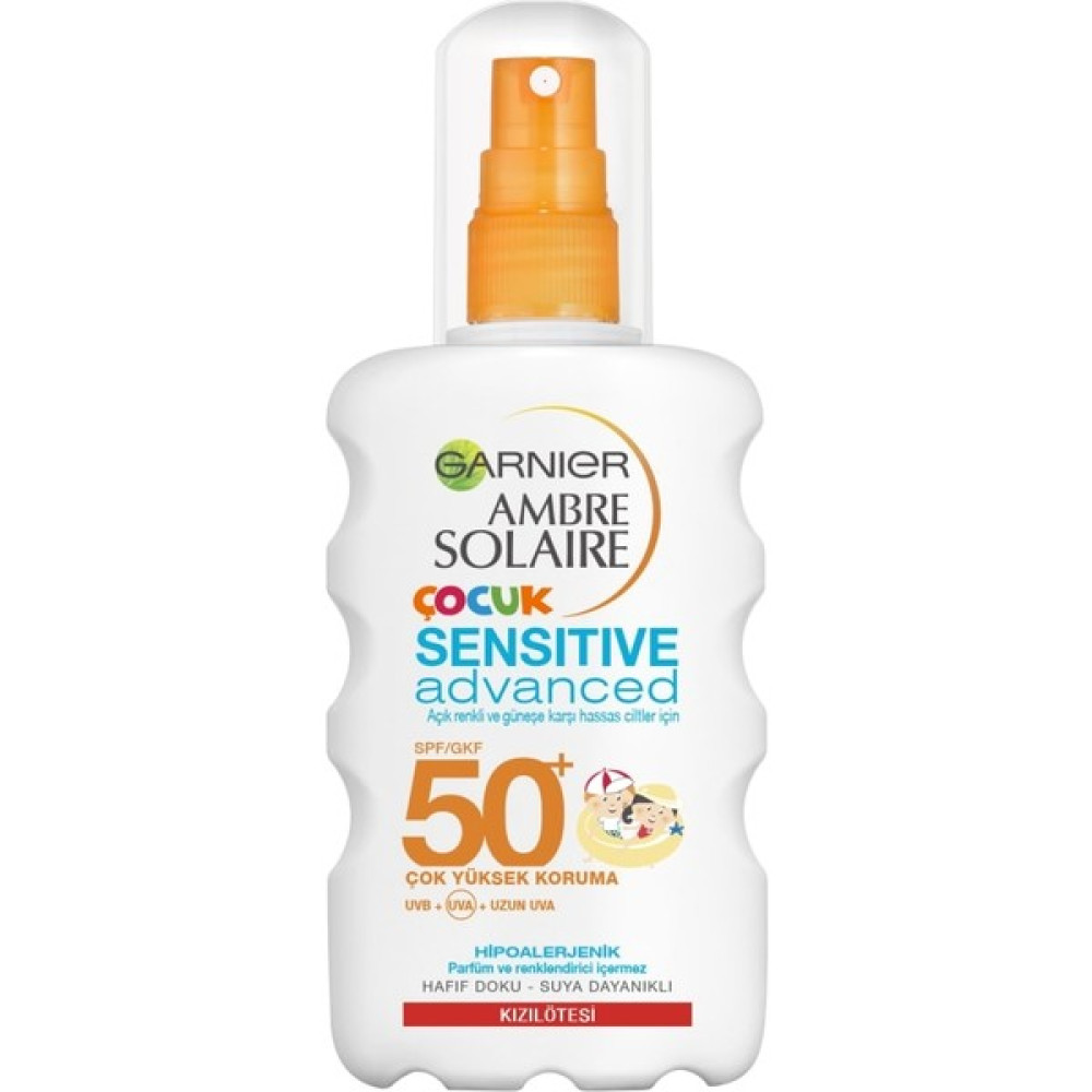 Garnier Ambre Solaire Sensitive Advanced Çocuk Sprey Gkf 50+ 200 ml Güneş Kremleri ve Losyonları Fiyatı