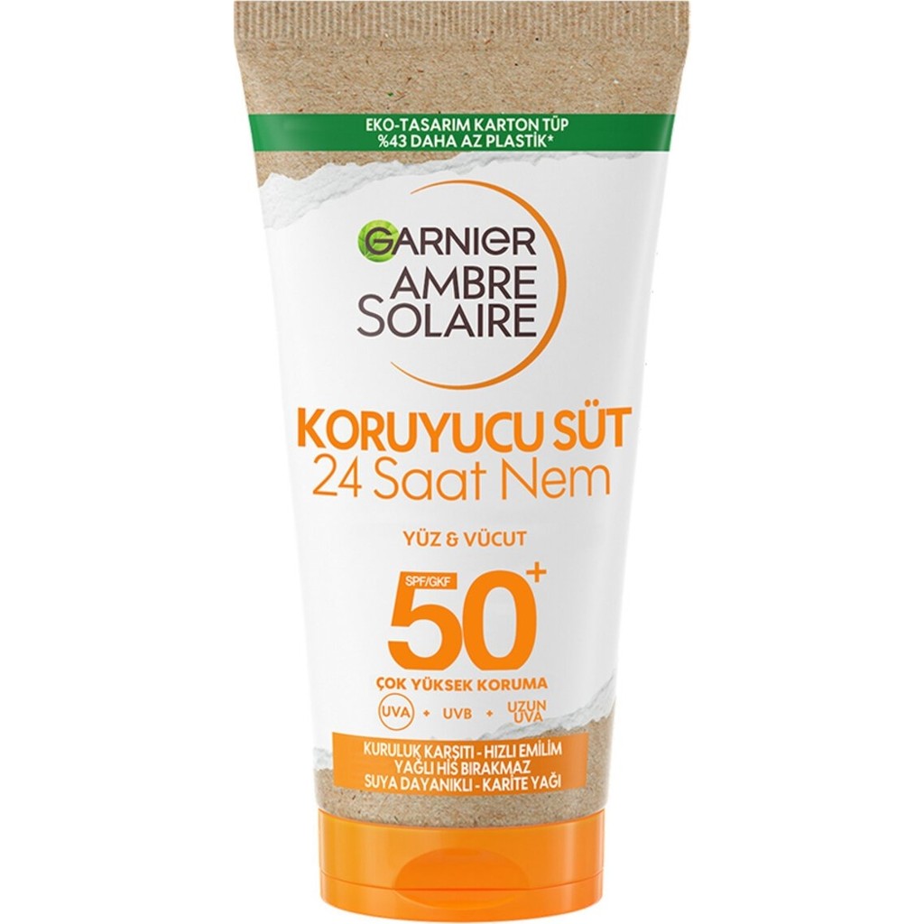 Garnier Ambre Solaire Yüz & Vücut Süt SPF 50+ Normal Ciltler İçin 75 ml Yüksek Koruma Güneş Kremleri ve Losyonları Fiyatı