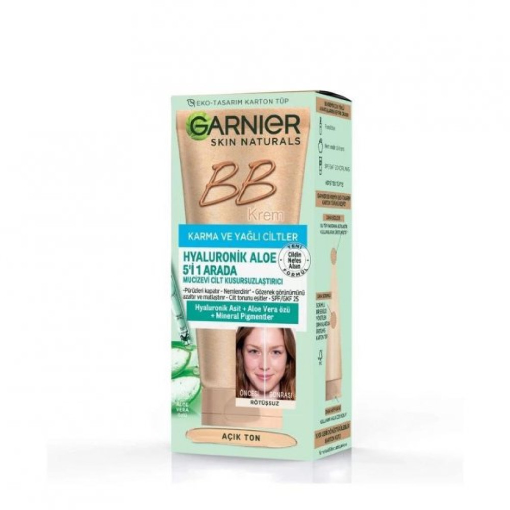 Garnier Bb Krem Hyaluronik Aloe Acik Ton 50 Ml Nemlendiriciler Fiyatı