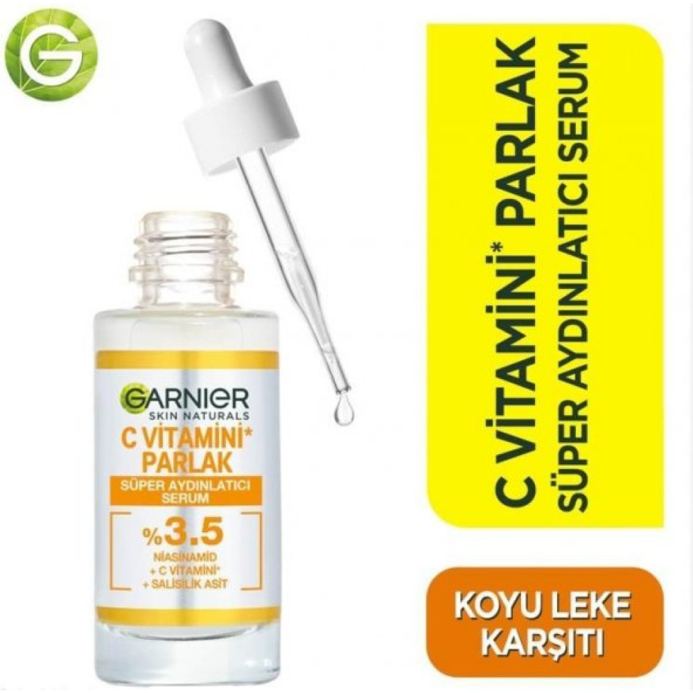 Garnier C Vitamini Parlak Super Aydinlatici Leke Serumu 30 Ml Nemlendiriciler Fiyatı