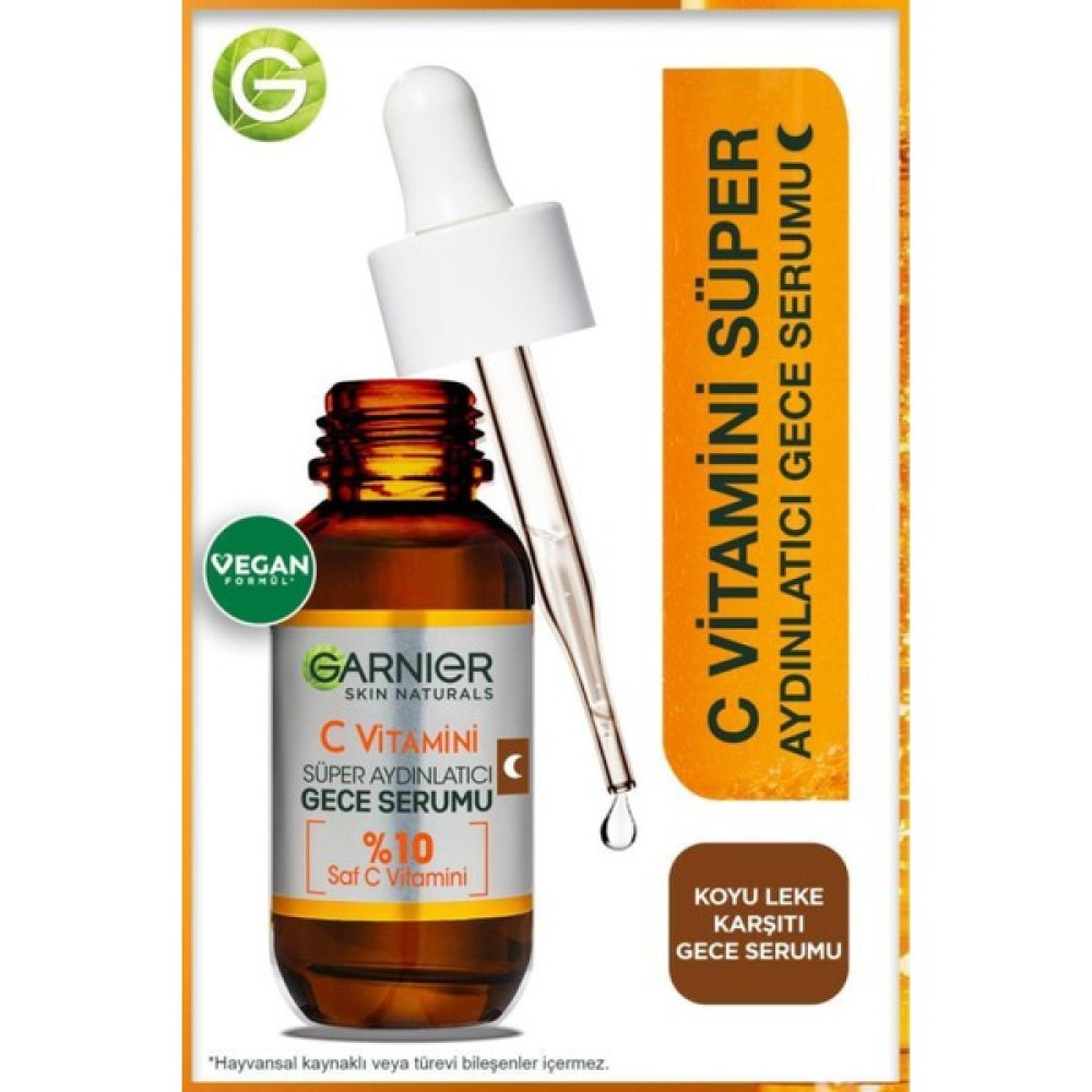 Garnier C Vitamini Süper Aydınlatıcı Gece Serumu 30 ml Anti-Aging / Yaşlanma Karşıtı Fiyatı