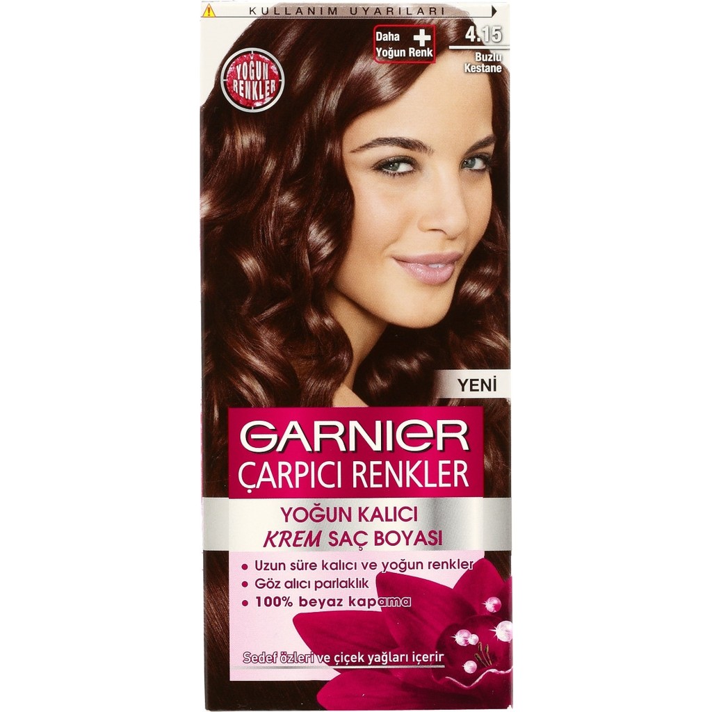 Garnier Çarpıcı Renkler 4.15 Buzlu Kestane Saç Boyası Fiyatı