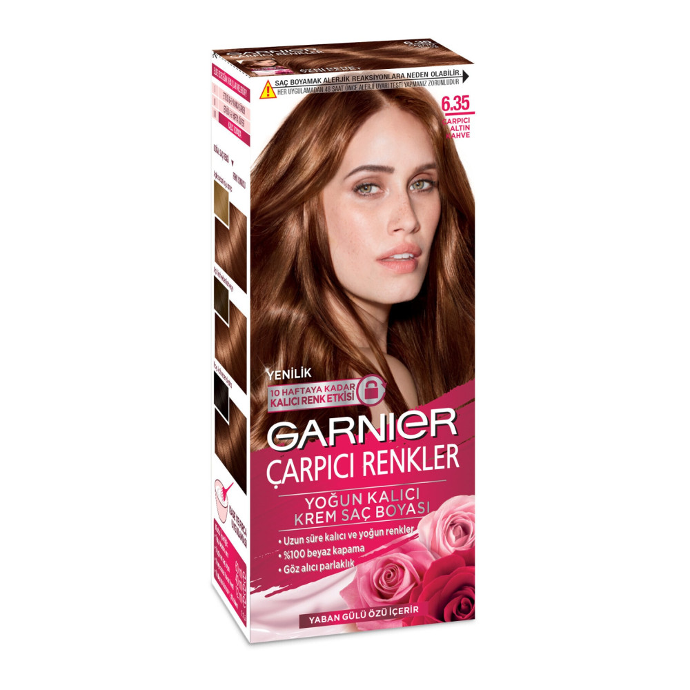 Garnier Çarpıcı Renkler 6.35 Çarpıcı Altın Kahve Saç Boyası Saç Boyası Fiyatı