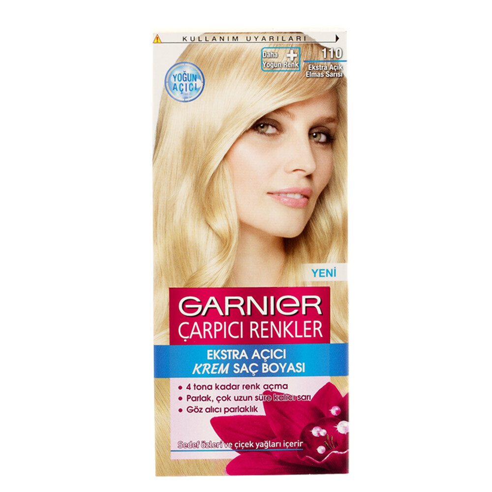 Garnier Çarpıcı Renkler Color Sensation 110 Ekstra Açık Elmas Sarısı Saç Boyası Saç Boyası Fiyatı