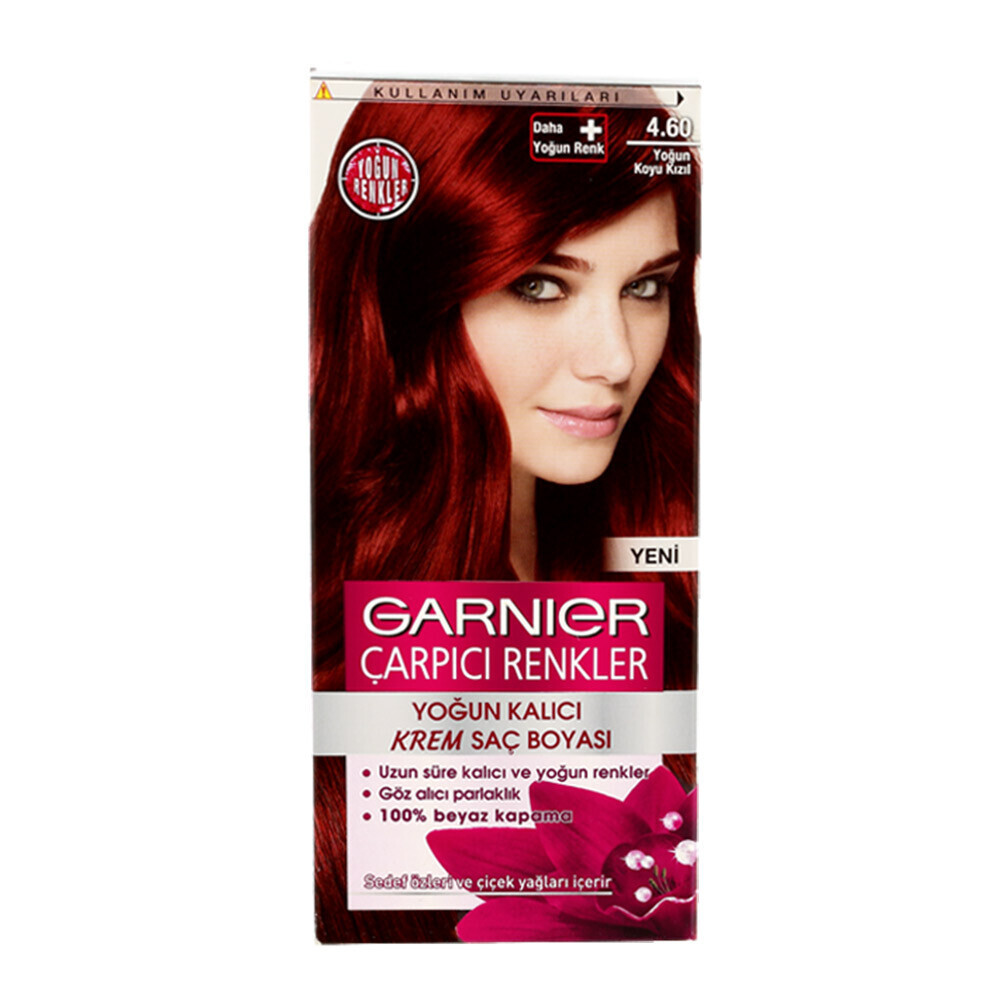 Garnier Çarpıcı Renkler Color Sensation 4,60 Yoğun Koyu Kızıl Saç Boyası Saç Boyası Fiyatı