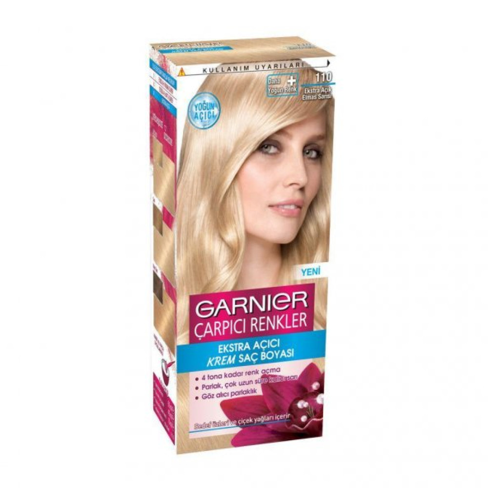 Garnier Carpici Renkler Krem Sac Boyasi 110 Ekstra Acik Elmas Sarisi Saç Bakım Maskeleri & Serumlar & Spreyler Fiyatı