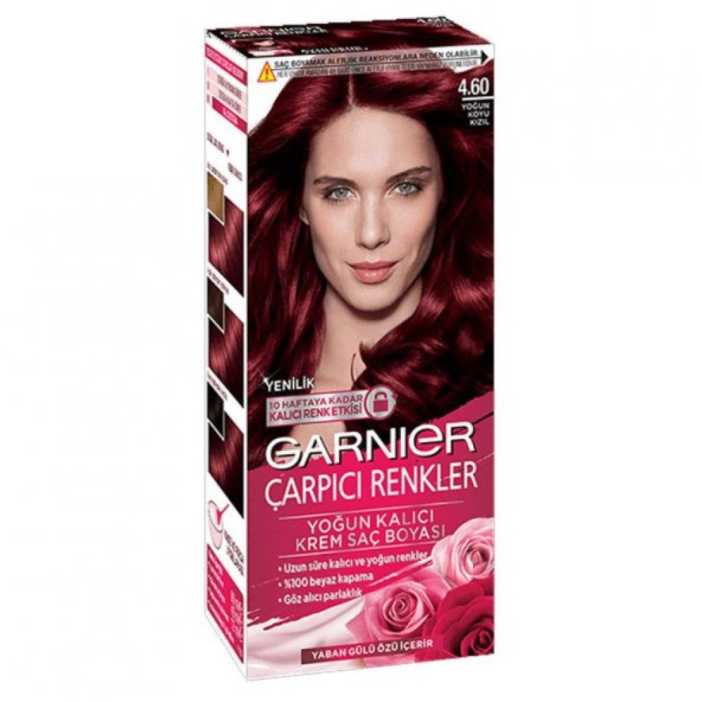 Garnier Carpici Renkler Krem Sac Boyasi 4.60 Yogun Koyu Kizil Saç Bakım Maskeleri & Serumlar & Spreyler Fiyatı