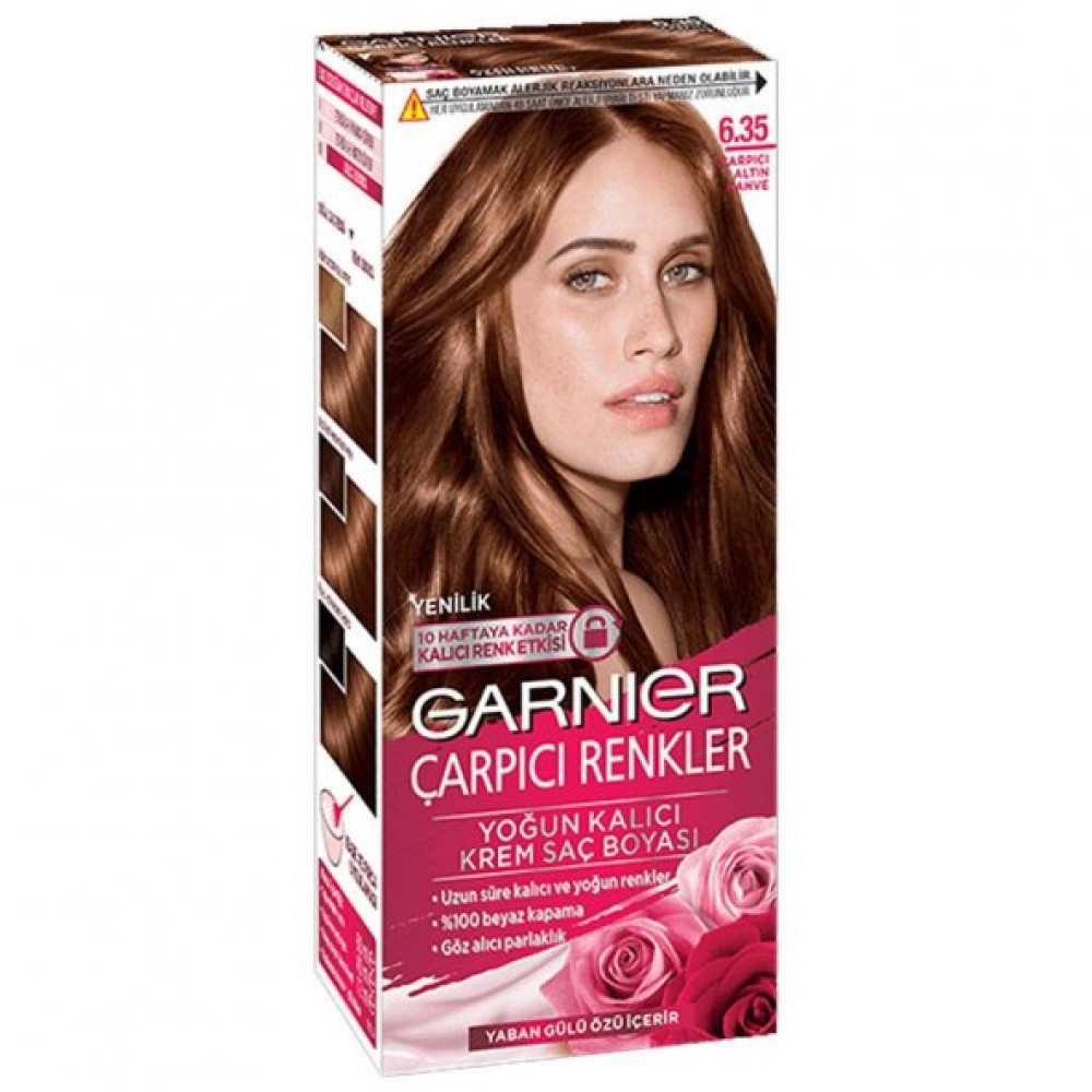 Garnier Carpici Renkler Krem Sac Boyasi 6.35 Carpici Altin Kahve Saç Bakım Maskeleri & Serumlar & Spreyler Fiyatı