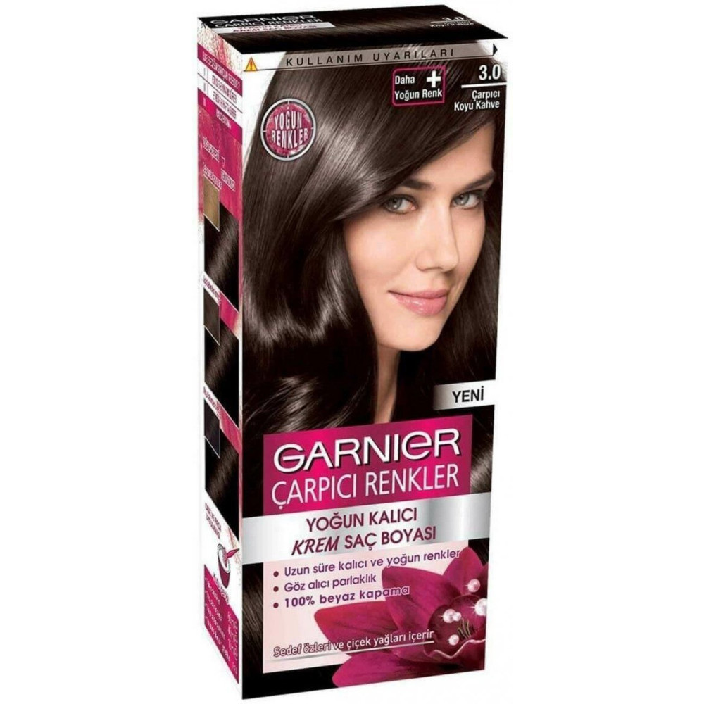 Garnier Carpici Renkler Sac Boyasi 3.0 Carpici Koyu Kahve Saç Bakım Maskeleri & Serumlar & Spreyler Fiyatı