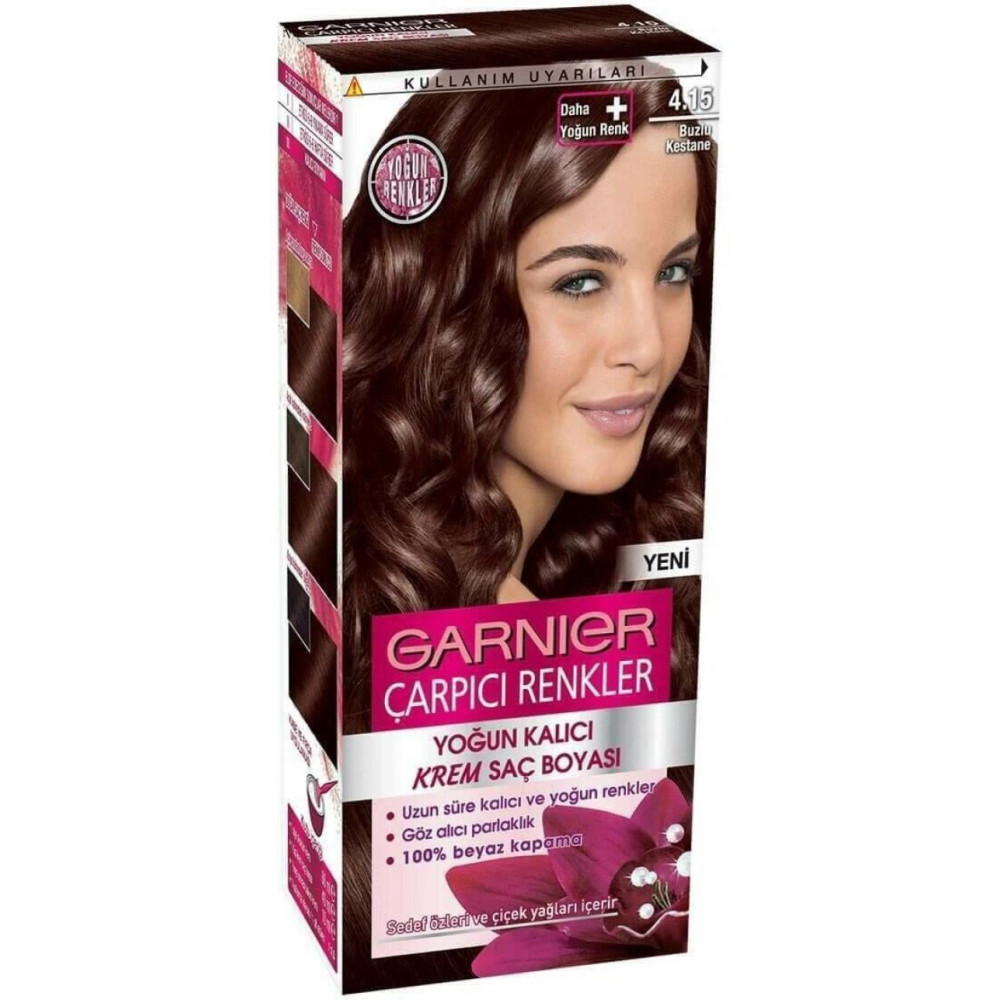 Garnier Carpici Renkler Sac Boyasi 4.15 Buzlu Kestane Saç Bakım Maskeleri & Serumlar & Spreyler Fiyatı