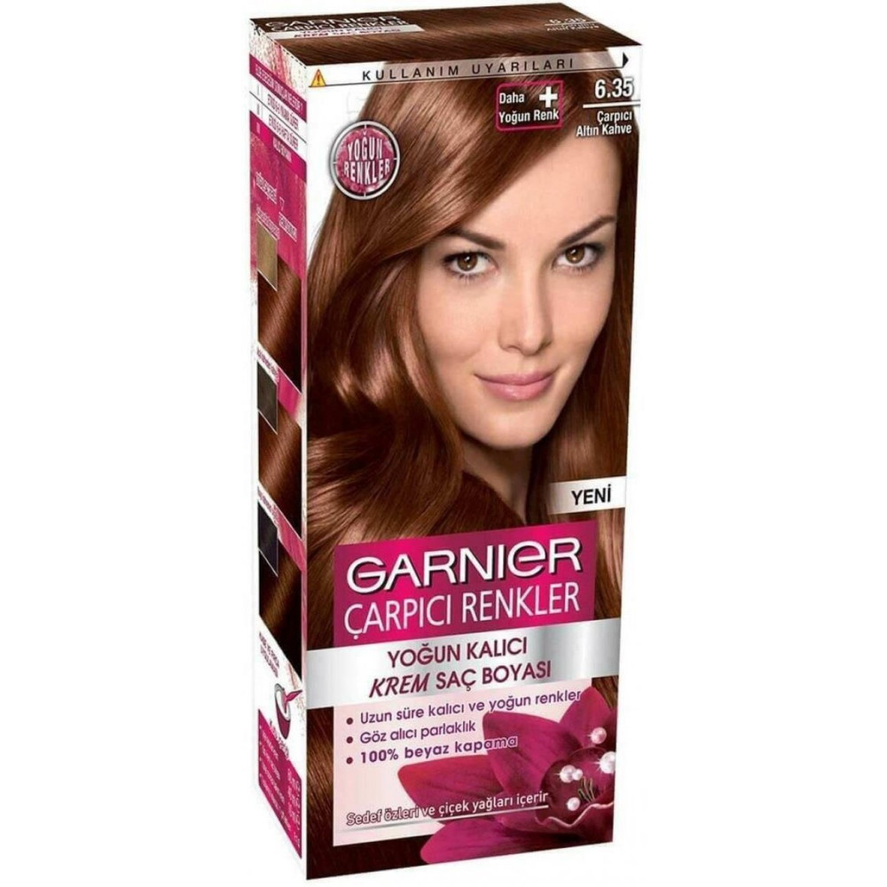 Garnier Carpici Renkler Sac Boyasi 6.35 Carpici Altin Kahve Saç Bakım Maskeleri & Serumlar & Spreyler Fiyatı