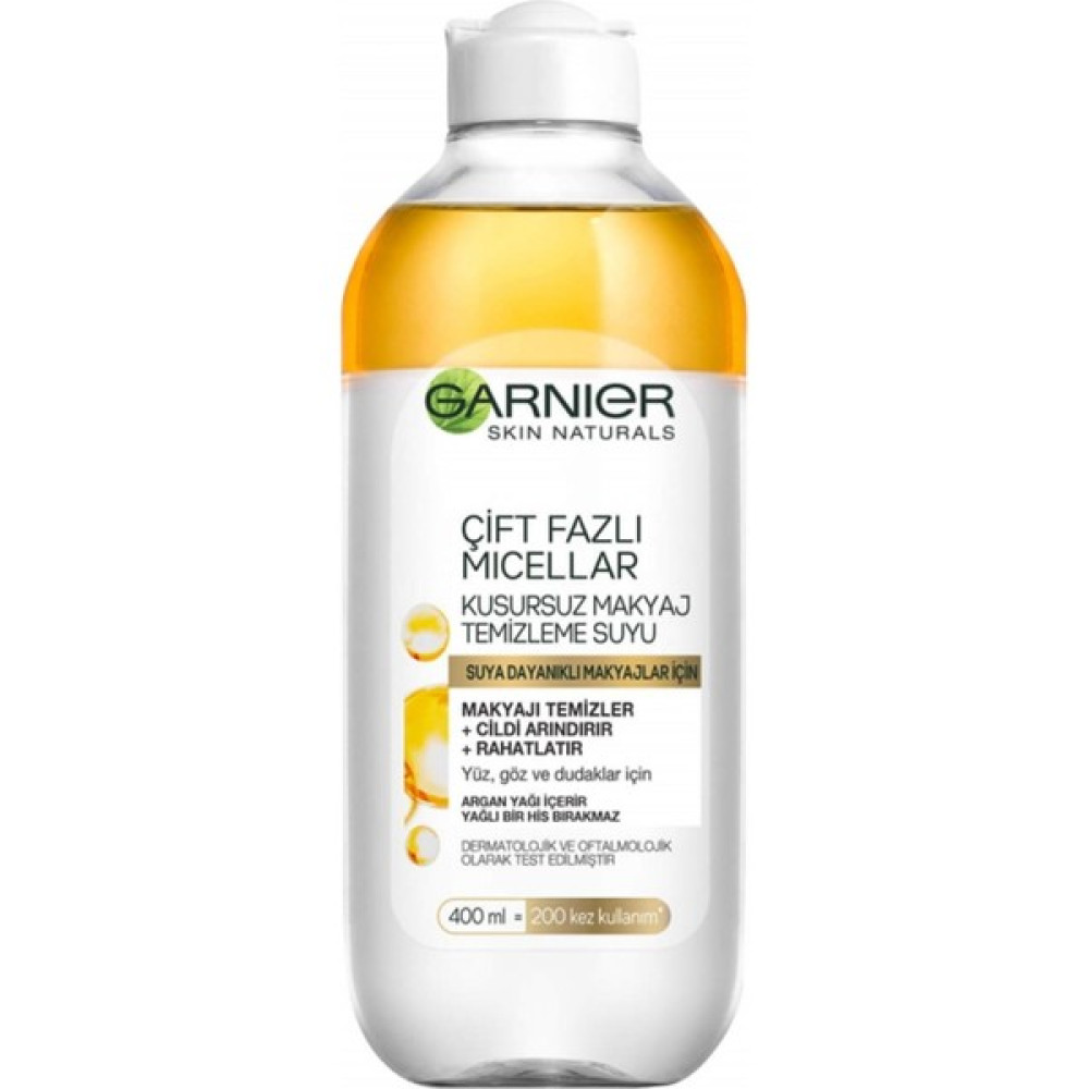 Garnier Çift Fazlı Micellar Kusursuz Makyaj Temizleme Suyu 400ML Makyaj Temizleyicileri Fiyatı