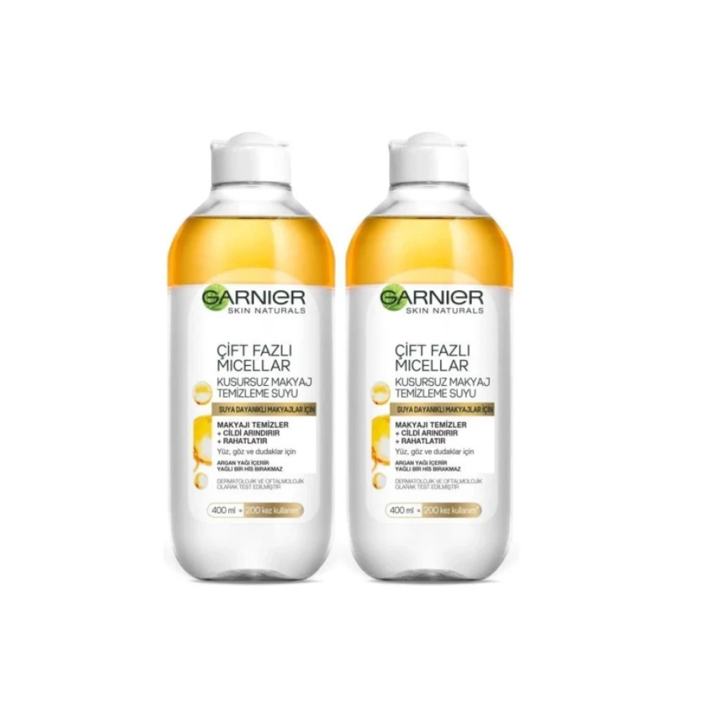 Garnier Çift Fazlı Micellar Makyaj Temizleme Suyu 400Ml 2Li Makyaj Temizleyicileri Fiyatı