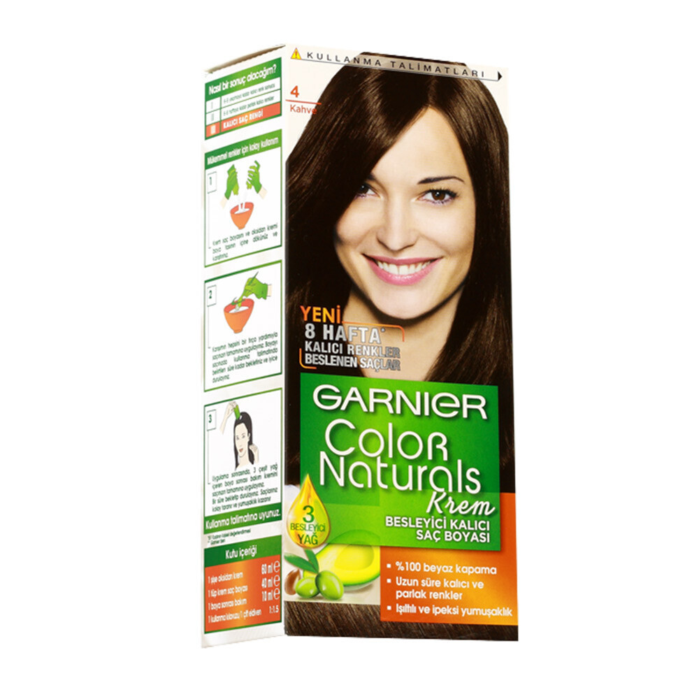 Garnier Color Naturals 4 Kahve Saç Boyası Saç Boyası Fiyatı