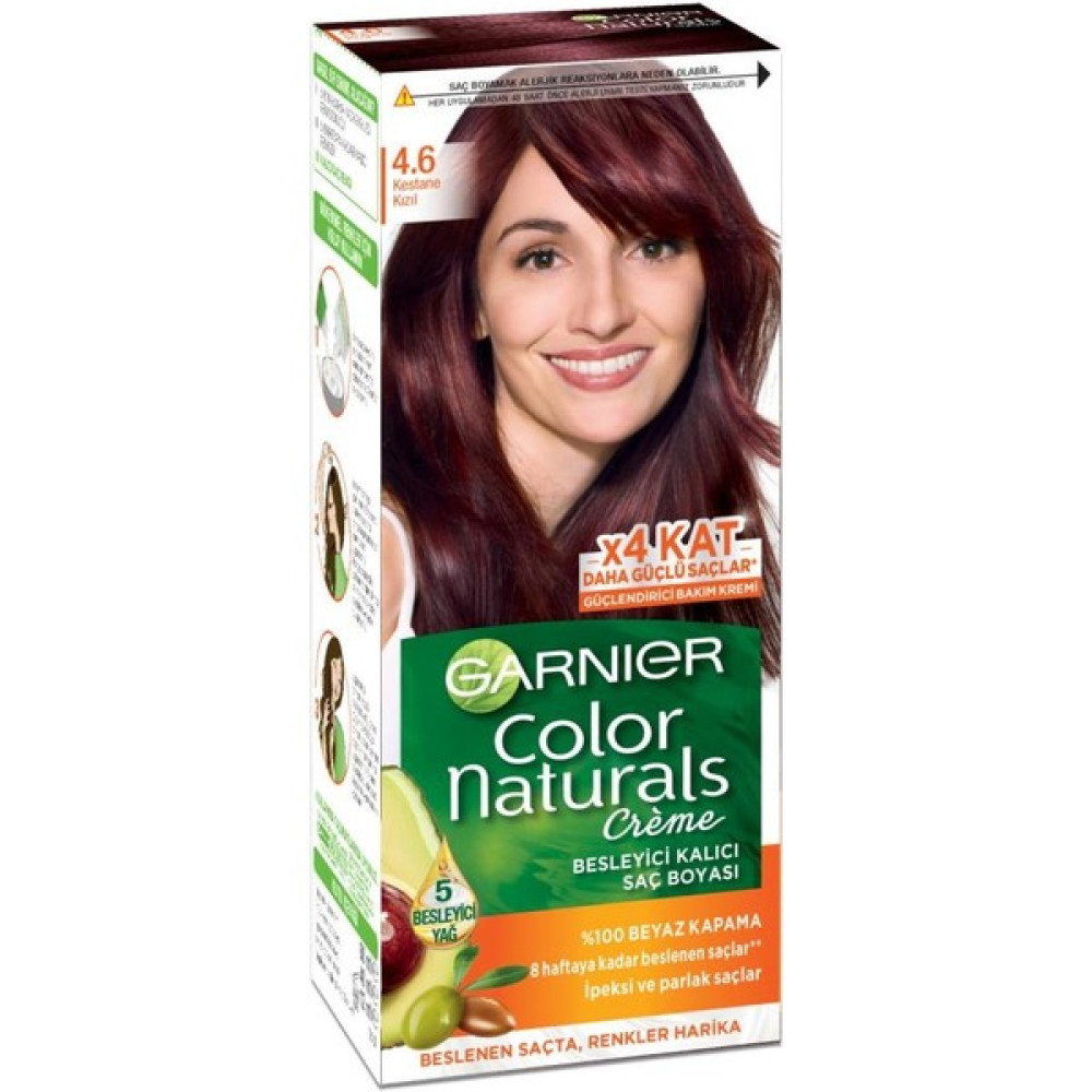 Garnier Color Naturals 4.6 Kestane Kızıl Saç Boyası Fiyatı