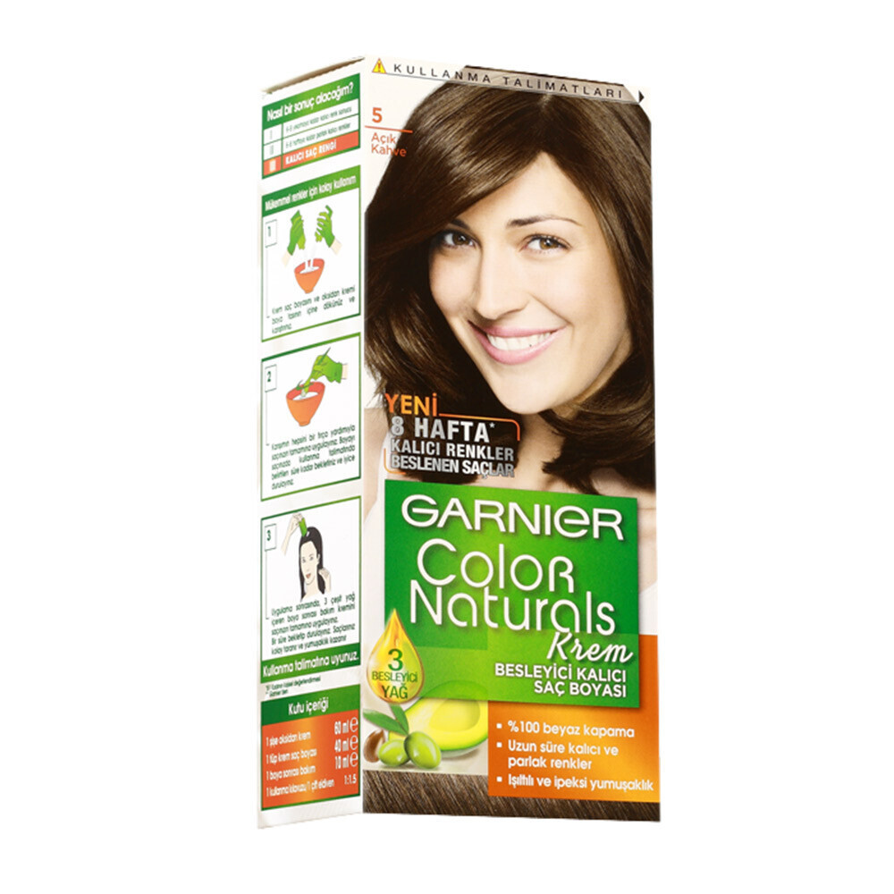Garnier Color Naturals 5 Açık Kahve Saç Boyası Saç Boyası Fiyatı