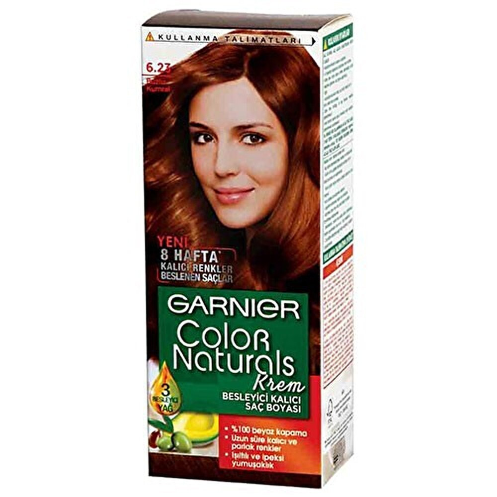 Garnier Color Naturals 6.23 Buzlu Kumral Saç Boyası Saç Boyası Fiyatı