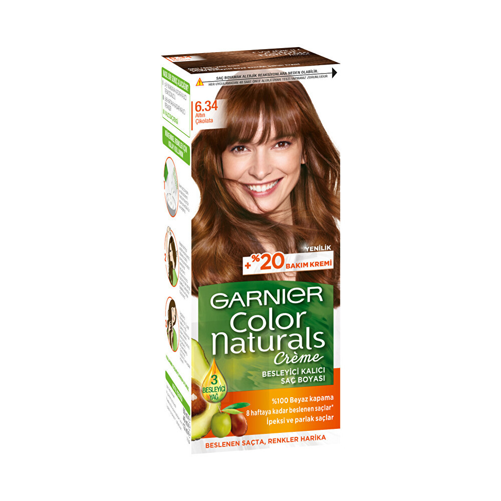 Garnier Color Naturals 6,34 Altın Kumral Saç Boyası Saç Boyası Fiyatı