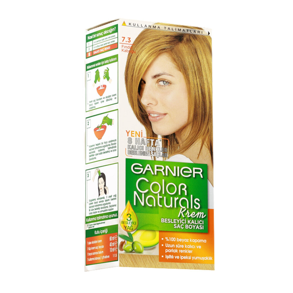 Garnier Color Naturals 7.3 Fındık Kabuğu Saç Boyası Saç Boyası Fiyatı