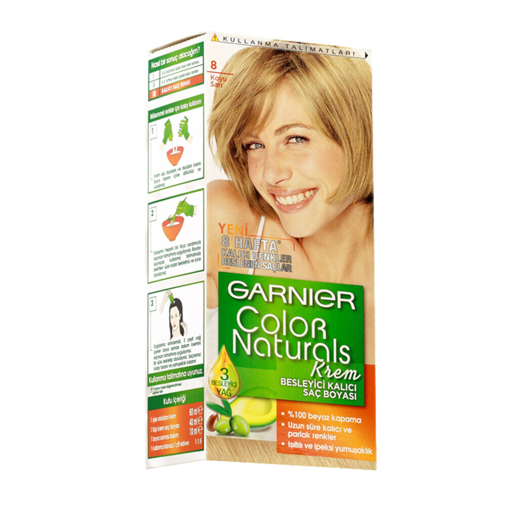 Garnier Color Naturals 8 Koyu Sarı Saç Boyası Saç Boyası Fiyatı