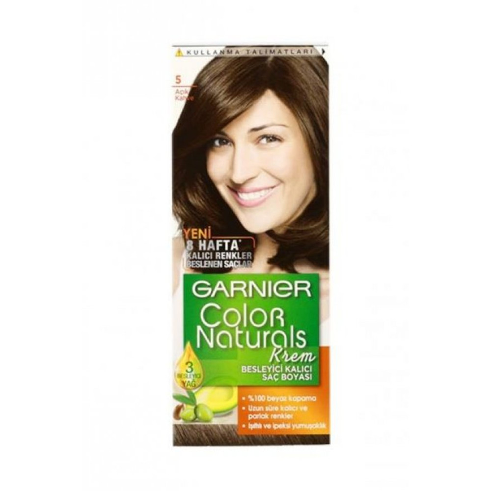 Garnier Color Naturals Krem Sac Boyasi 5 Acik Kahve Saç Bakım Maskeleri & Serumlar & Spreyler Fiyatı