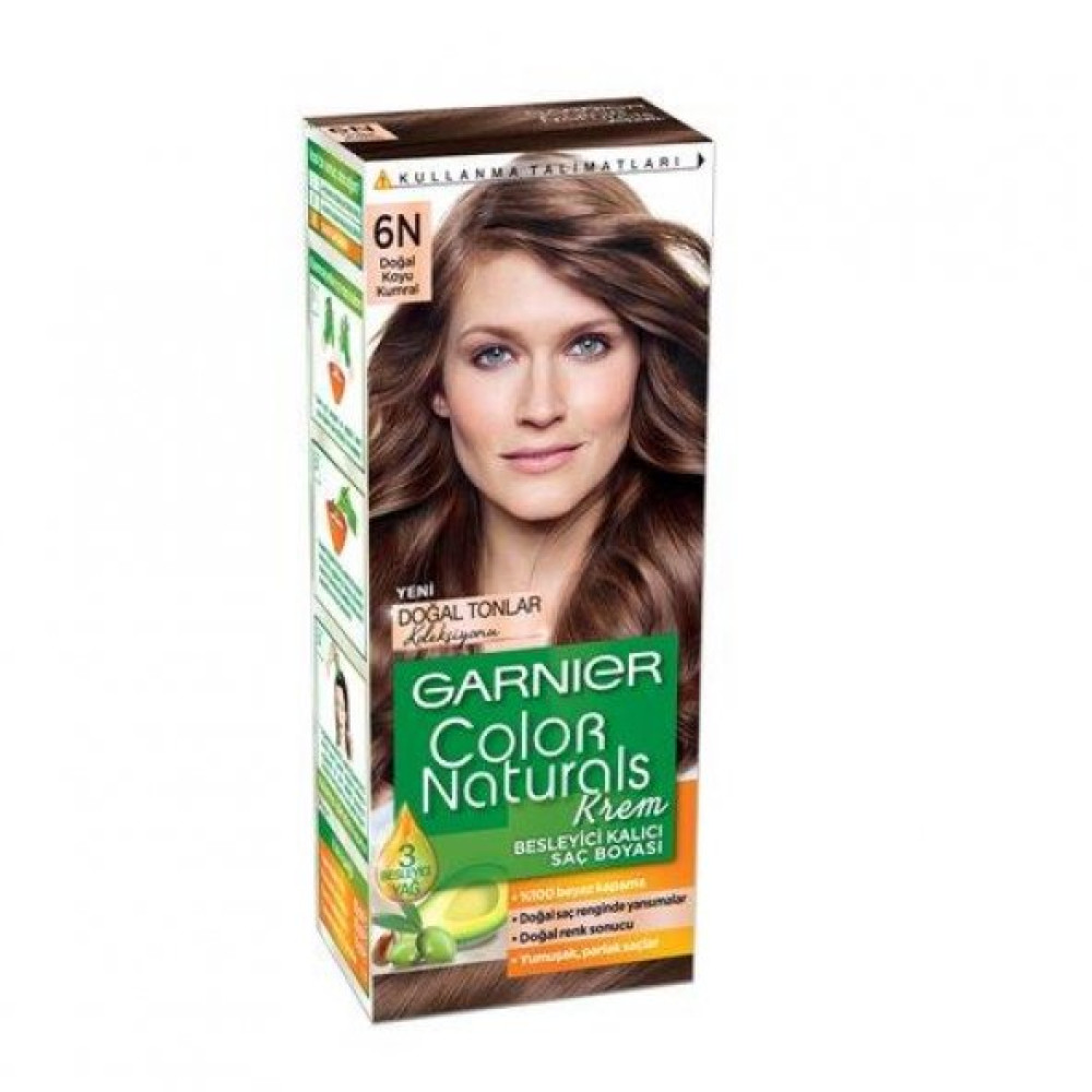 Garnier Color Naturals Krem Sac Boyasi 6.N Dogal Koyu Kumral Saç Bakım Maskeleri & Serumlar & Spreyler Fiyatı