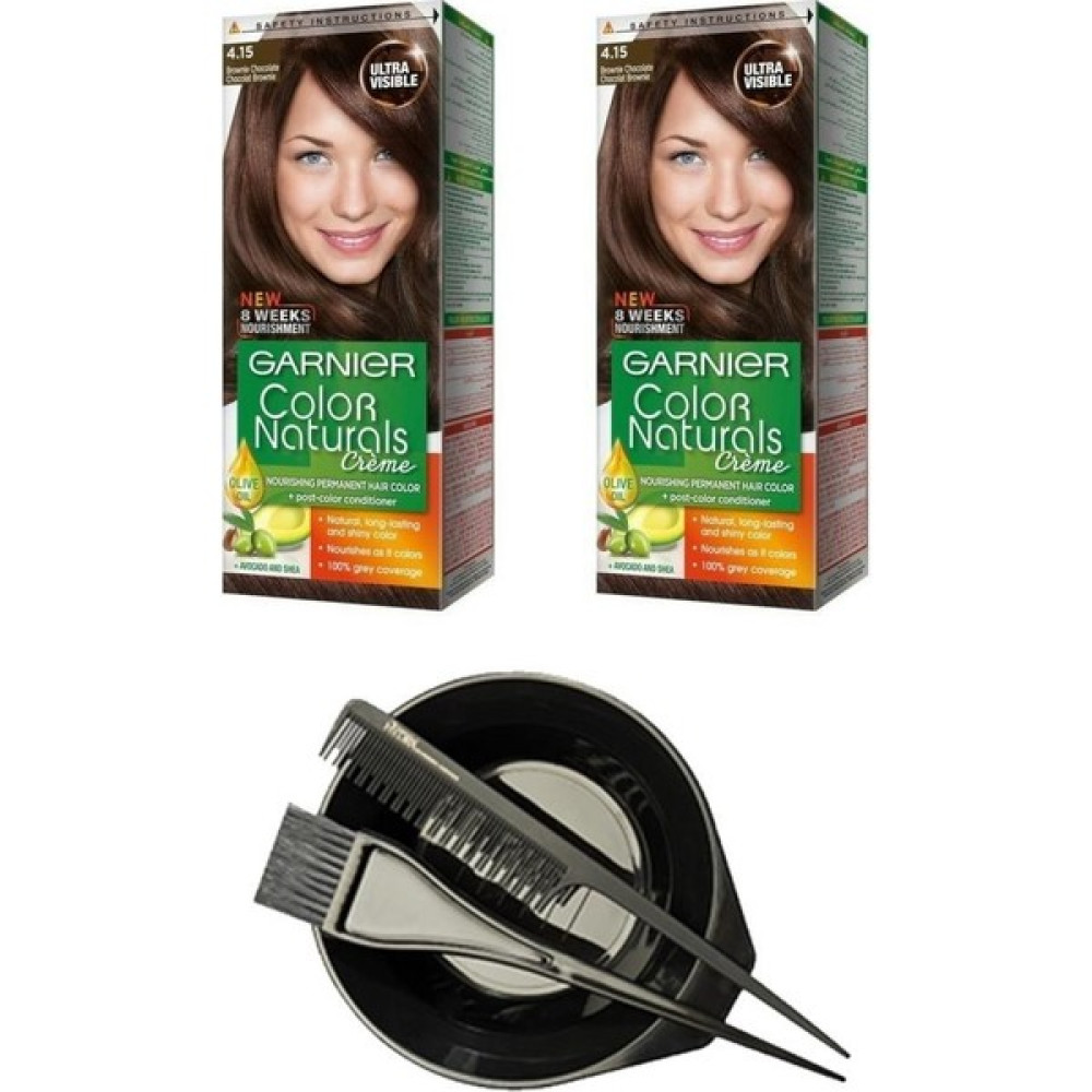 Garnier Color Naturals Saç Boyası 4.15+Saç Boyama Seti - 4.15 Saç Boyası Fiyatı