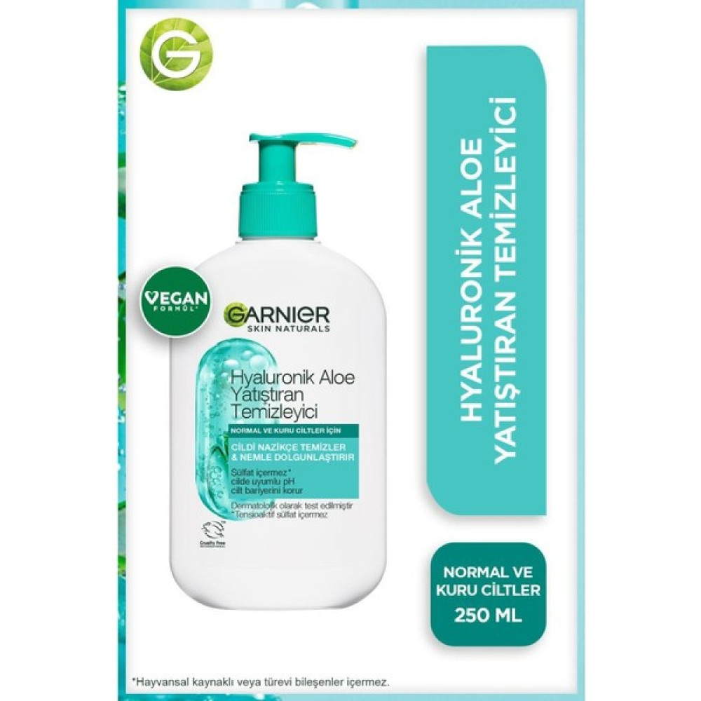 Garnier Hyaluronik Aloe Nemlendiren Ve Yatıştıran Temizleyici 250 Ml Nemlendiriciler Fiyatı