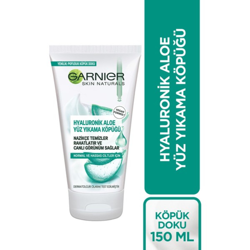 Garnier Hyaluronik Aloe Yüz Yıkama Köpüğü 150 ml Cilt Temizleme ve Peeling Fiyatı