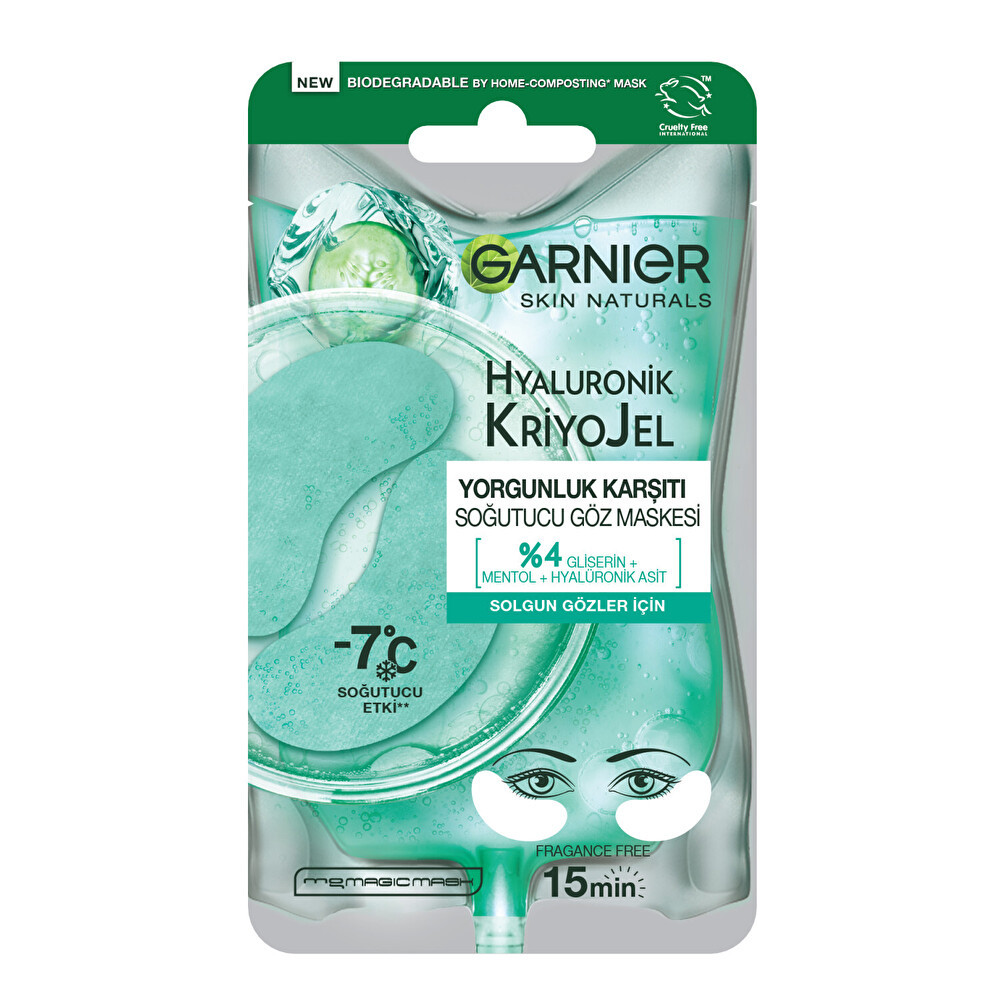 Garnier Hyaluronik Kriyojel Yorgunluk Karşıtı Soğutucu Göz Maskesi Maskeler Fiyatı