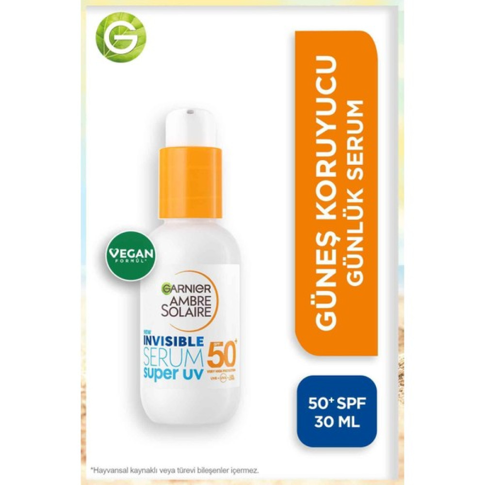 Garnier Invisible SPF50 Süper Uv Günlük Güneş Koruyucu Serum 30 ml Güneş Kremleri ve Losyonları Fiyatı