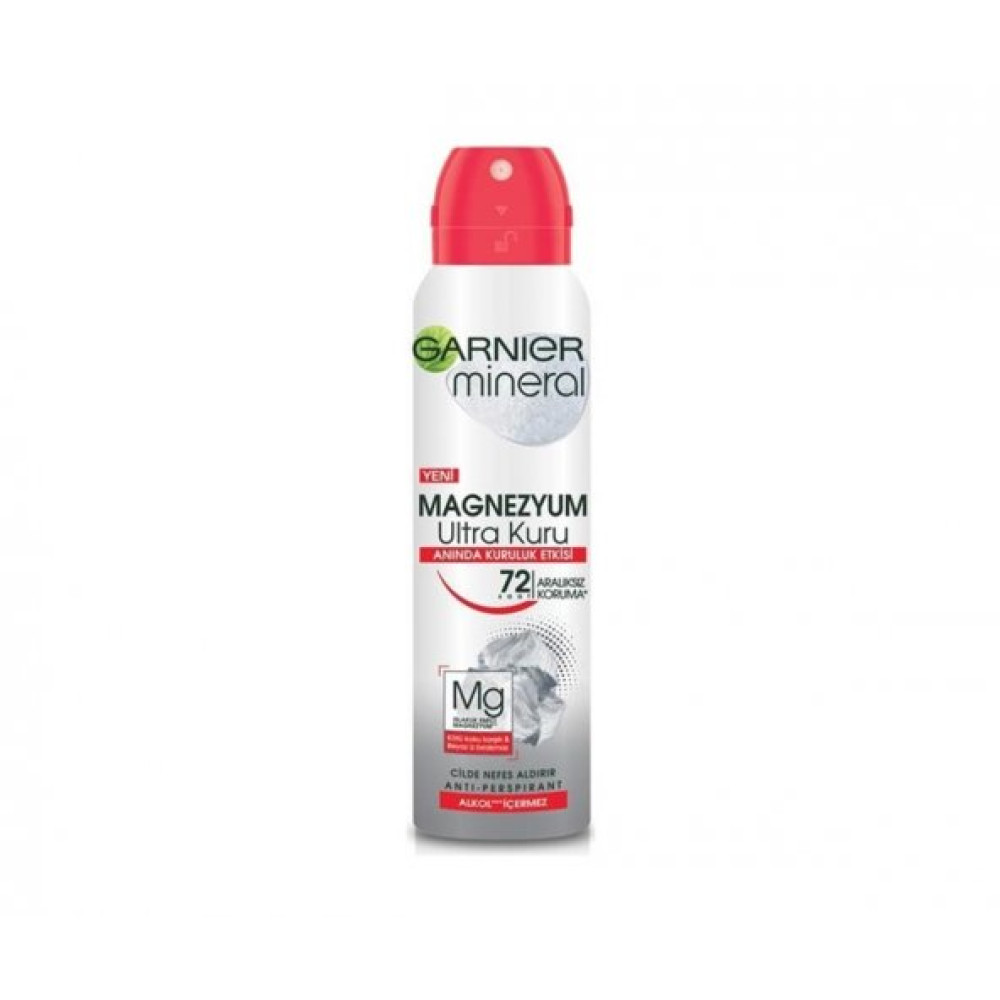 Garnier Mineral Magnezyum Ultra Kuru Deodorant 72 Saat 150Ml Kadın Parfümleri Fiyatı