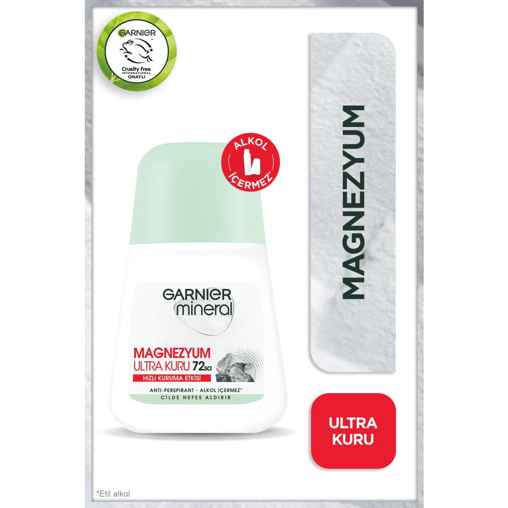 Garnier Mineral Magnezyum Ultra Kuru Roll-on Deodorant Roll-Onlar Fiyatı