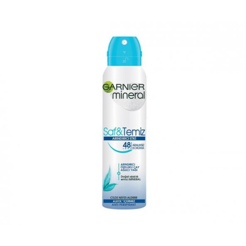 Garnier Mineral Saf Temiz Sprey Kadin Deodorant Kadın Parfümleri Fiyatı