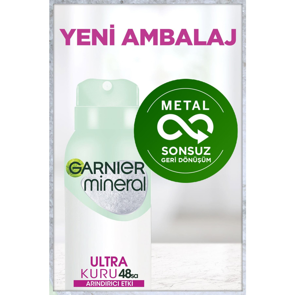 Garnier Mineral Ultra Kuru Kadın Sprey Deodorant Deodorantlar Fiyatı