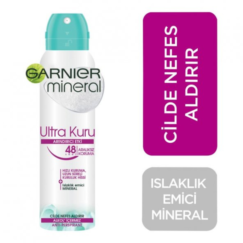 Garnier Mineral Ultra Kuru Sprey Deodorant Kadın Parfümleri Fiyatı