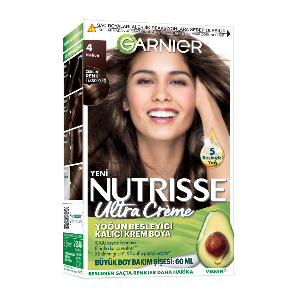 Garnier Nutrisse Yoğun Besleyici Kalıcı Krem Saç Boyası 4 Kahve Saç Boyası Fiyatı