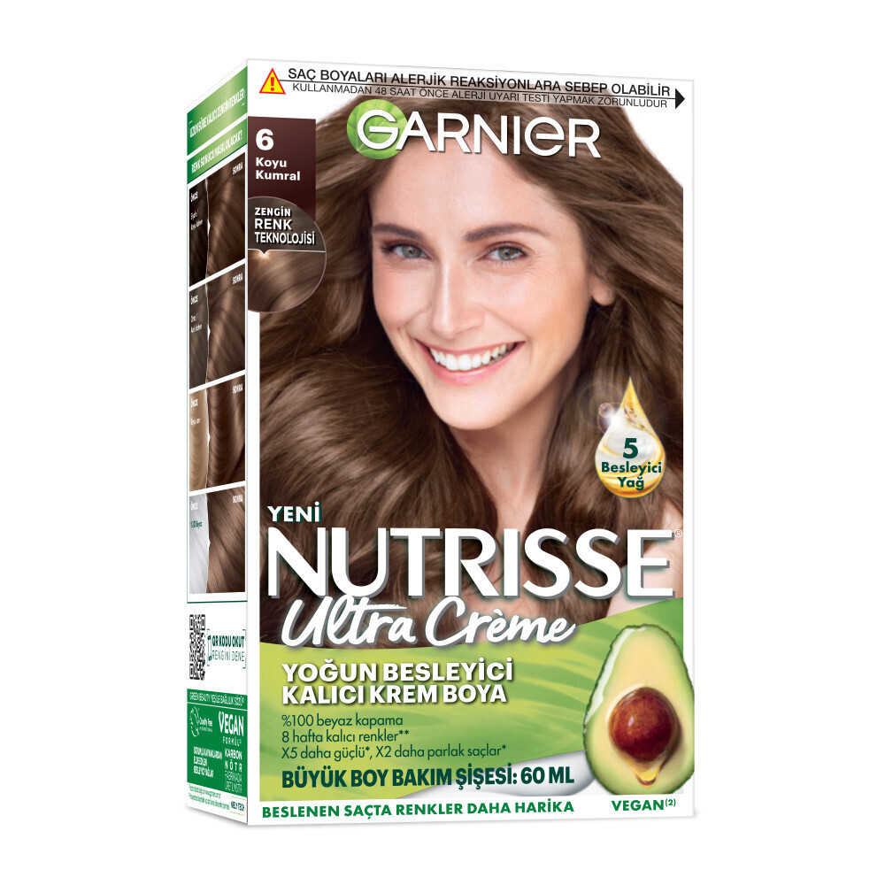 Garnier Nutrisse Yoğun Besleyici Kalıcı Krem Saç Boyası 6 Koyu Karamel Saç Boyası Fiyatı