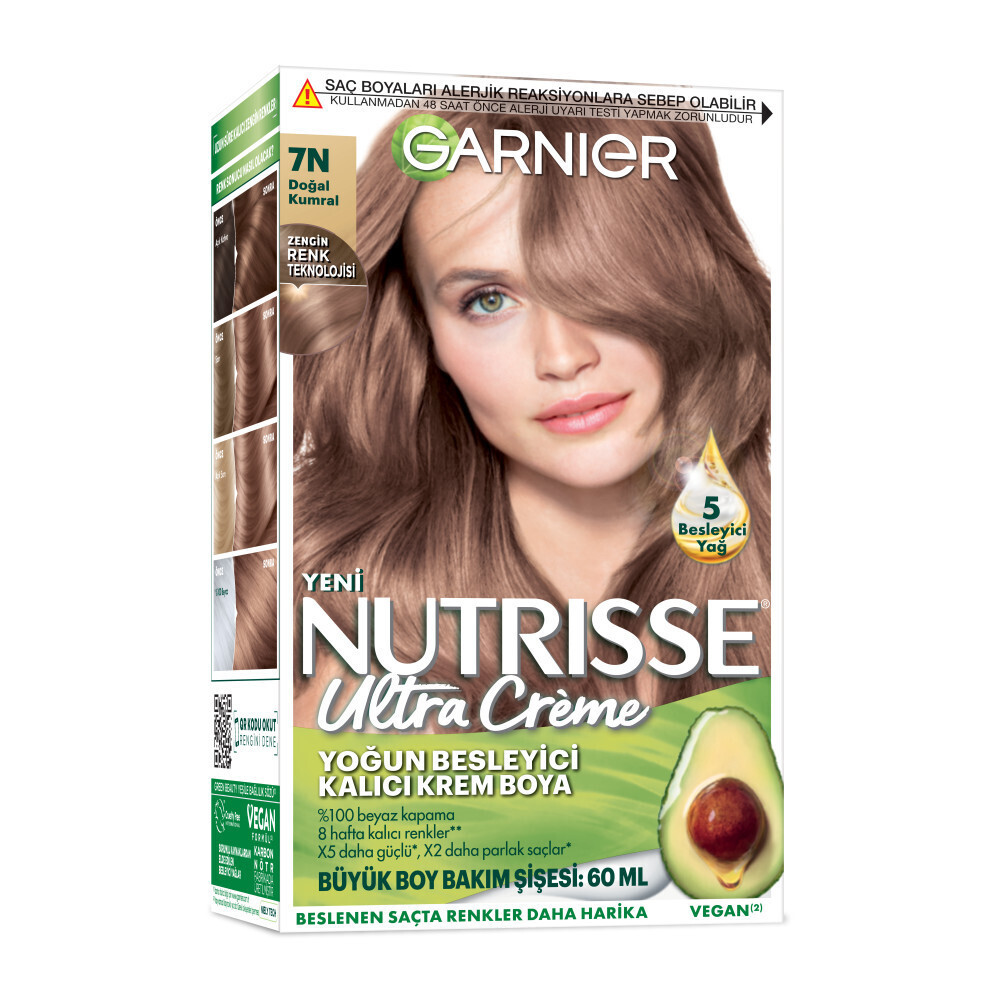Garnier Nutrisse Yoğun Besleyici Kalıcı Krem Saç Boyası 7N Doğal Kumral Saç Boyası Fiyatı