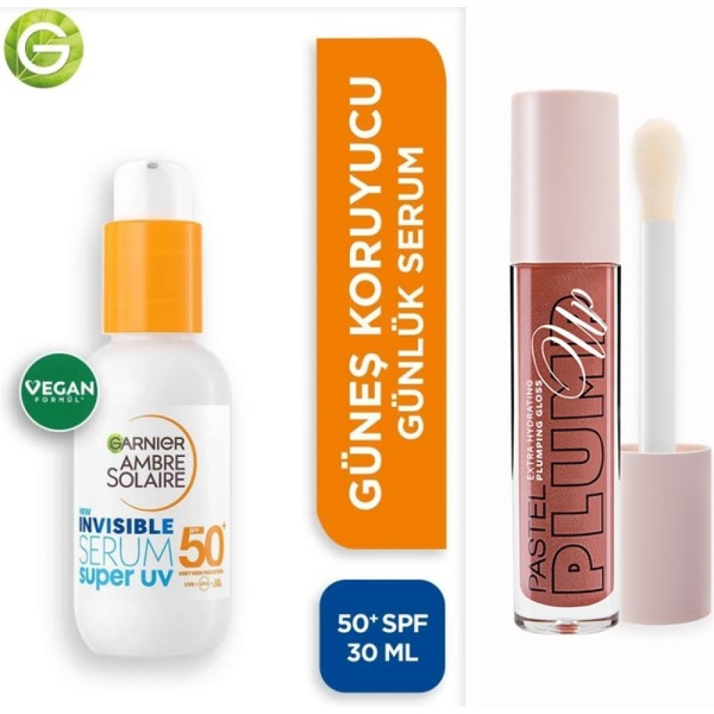 Garnier Pastel Dolgunlaştıran Dudak Parlatıcısı 202 + Garnier Spf50 Uv Günlük Güneş Koruyucu Serum 30 Ml Güneş Kremleri ve Losyonları Fiyatı