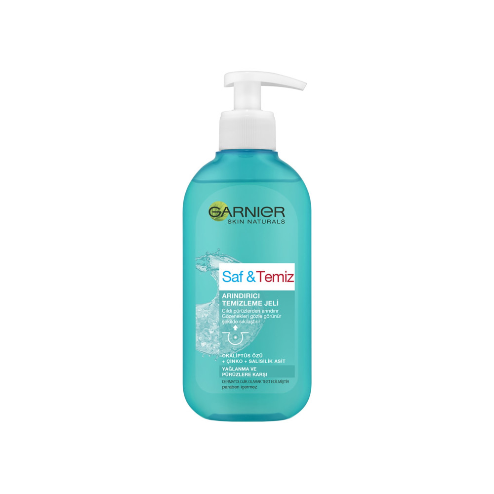 Garnier Saf & Temiz Yağlanma Ve Pürüzlere Karşı Temizleme Jeli 200ml Cilt Temizleme ve Peeling Fiyatı