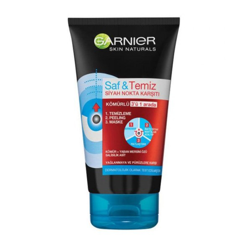 Garnıer Saf&Temız 3U 1Arada 150 Ml Cilt Temizleme ve Peeling Fiyatı