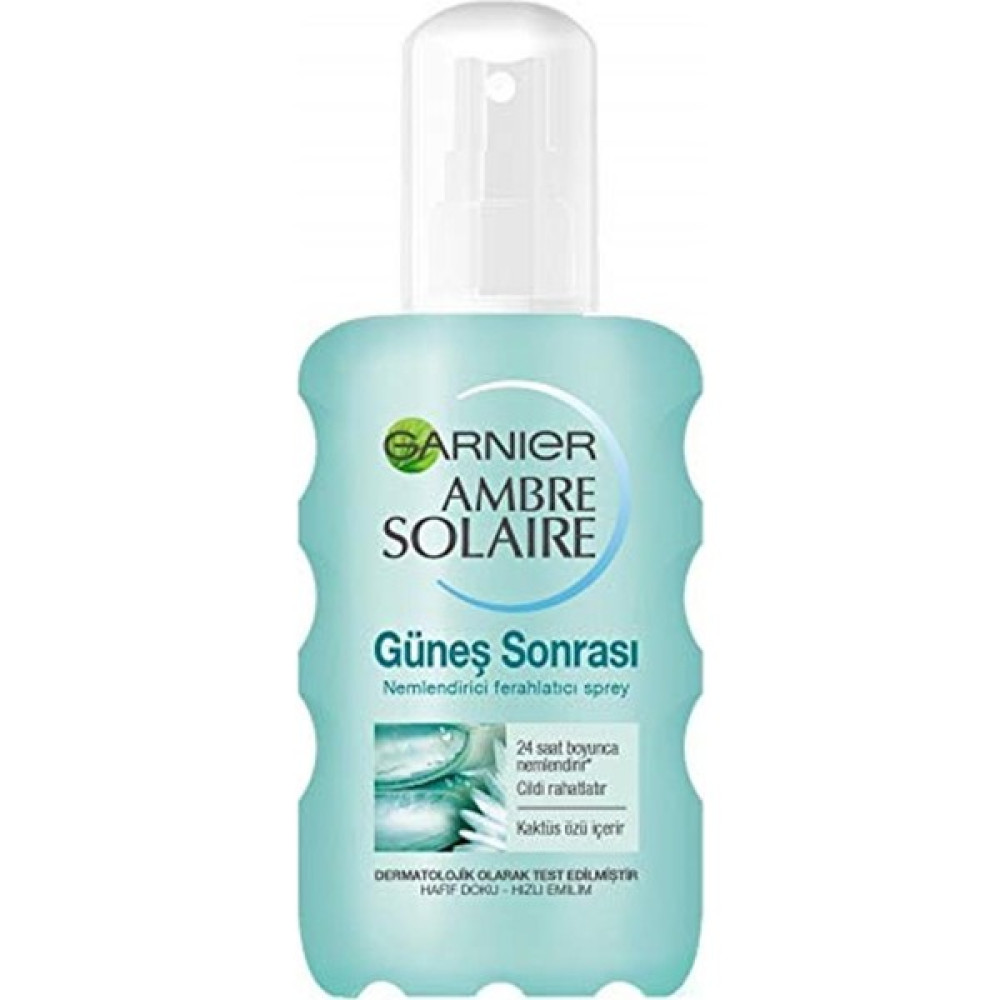 Garnier Skin Naturals Ambre Solaire Güneş Sonrası Nemlendirici Ferahlatıcı Sprey 200ML 1 Paket (1 Güneş Kremleri ve Losyonları Fiyatı