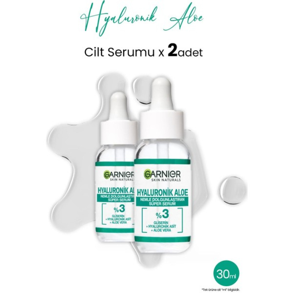 Garnier Süper Serum Dolgunlaştıran Hyaluronik Aloe 30 ml x 2 Adet - 1 Anti-Aging / Yaşlanma Karşıtı Fiyatı