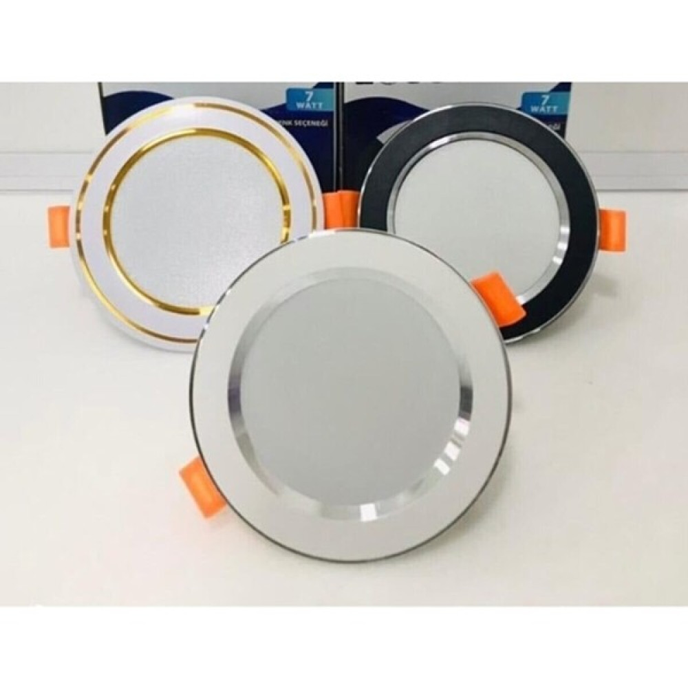 Garra 7 W 3 Renk Yanan Sıvaaltı Cob LED Beyaz-Krom Kasa Spot Gömme Tavan Armatürü - Ilık Beyaz Spot Fiyatı