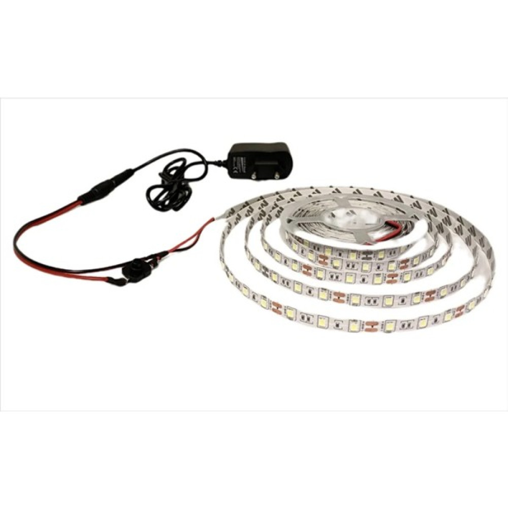 Garra Mutfak Tezgah Üstü İçin Beyaz Şerit LED 12V Adaptör Tak Çalıştır Aç Kapa Anahtar 3 Çip - 1 m Led Aydınlatmalar Fiyatı