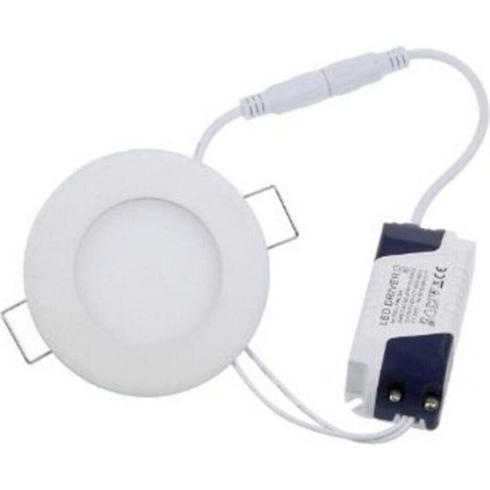 Garra Panel LED Slim Yuvarlak Spot 3 W Beyaz Gövde - Gün Işığı Spot Fiyatı