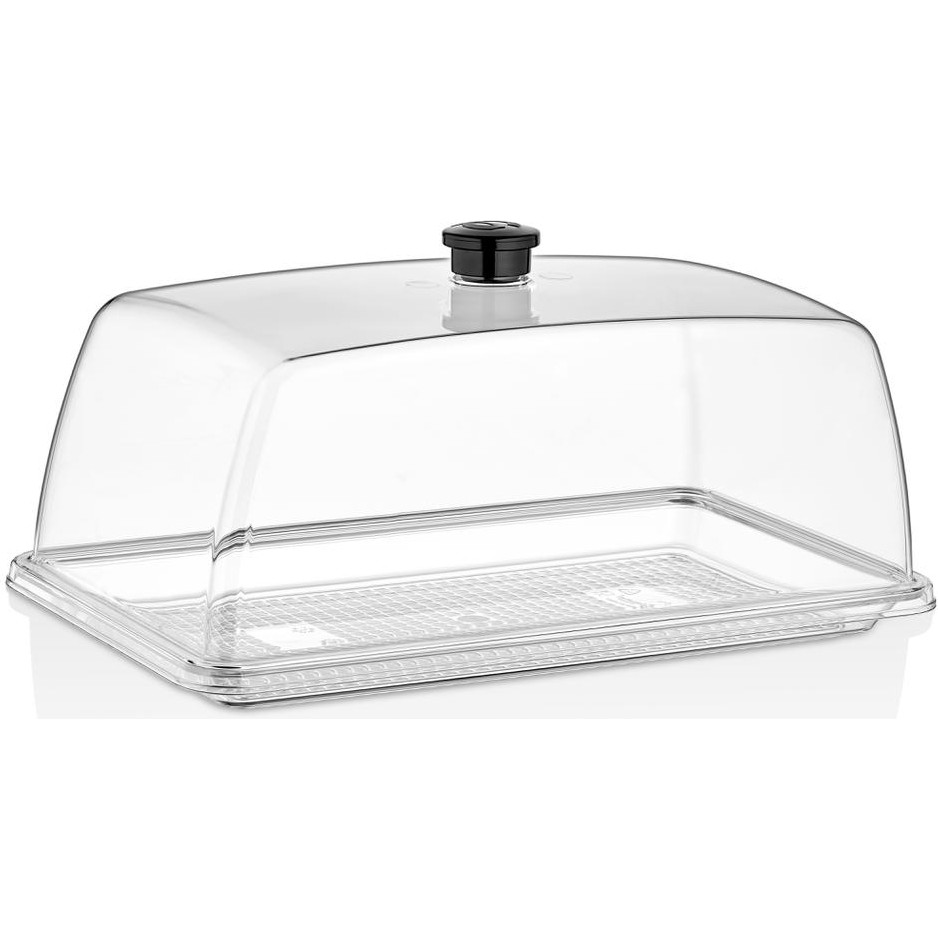 GastroPlast Kırılmaz (Pc) Fanus ve Tepsi Seti (325 x 176 Mm) - Kafe, Pastane ve Restoranlar Için Servis Seti - Profesyonel Servis ve Sunum Ekipmanı Diğer Fiyatı