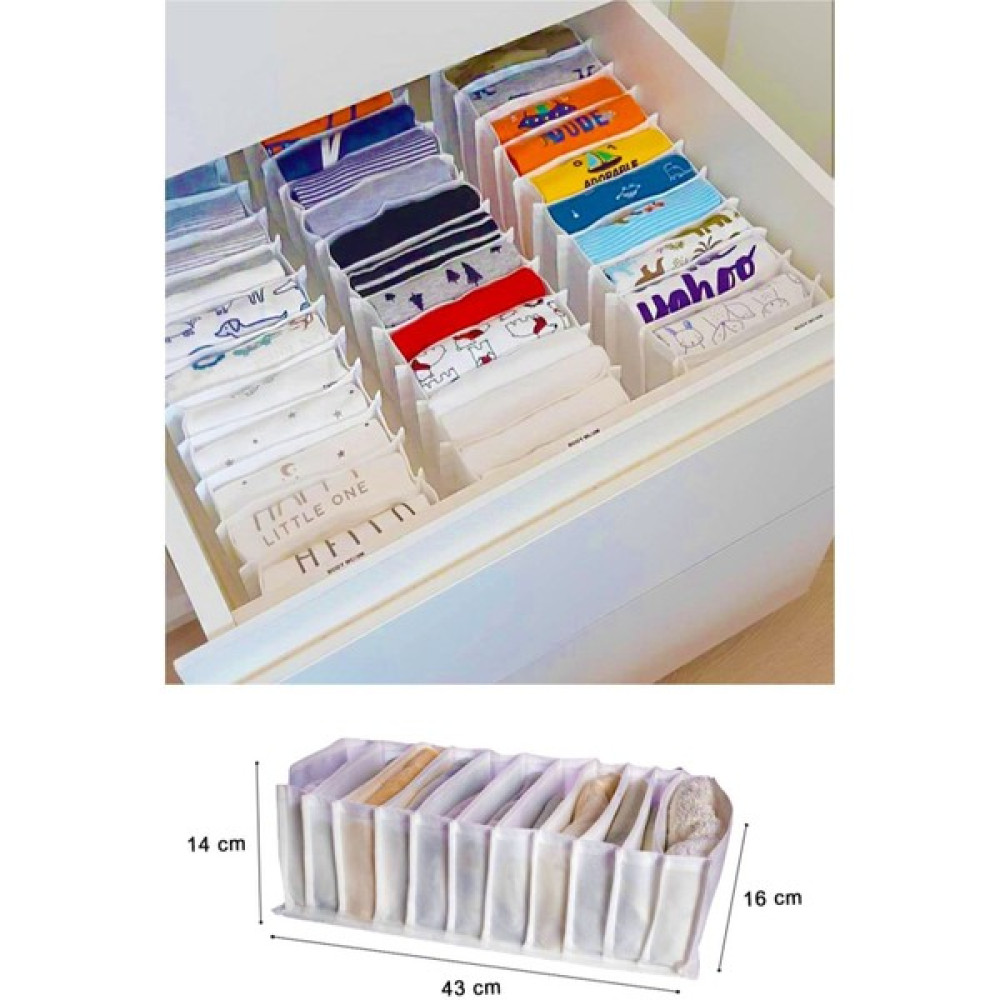 Gat Shop 11 Bölmeli Dolap ve Çekmece Içi Çorap Bebek Çamaşırı Fular Şal Düzenleyici Organizer Ev Gereci Eşya Saklama / Düzenleme Fiyatı